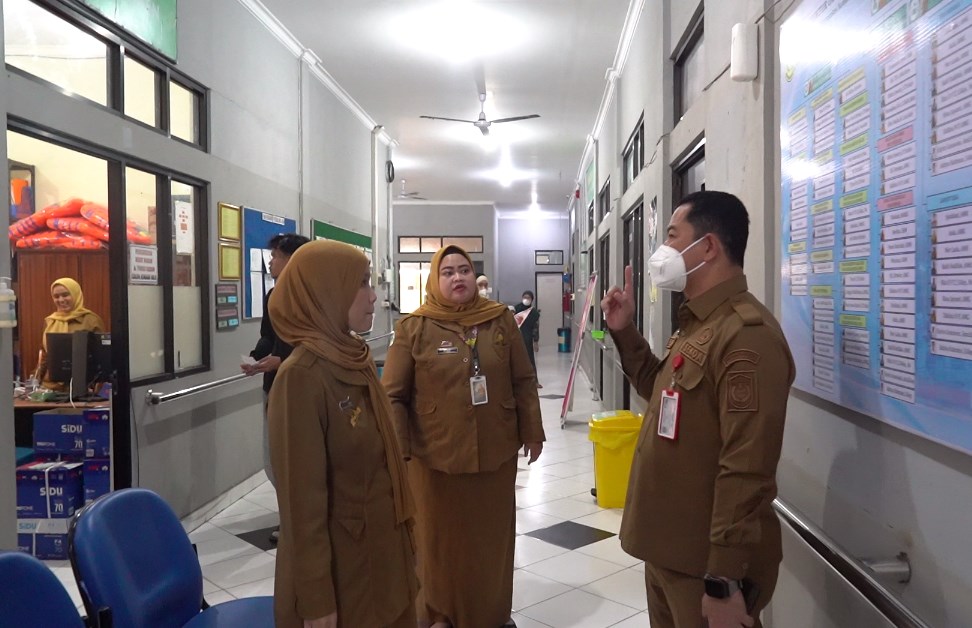 ekdako Banjarmasin, Ichrom Muftezar, melakukan sidak ke Puskesmas Sungai Andai