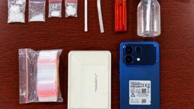 menemukan empat paket sabu