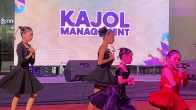 peserta dalam talent show yang digelar Kajol Management.